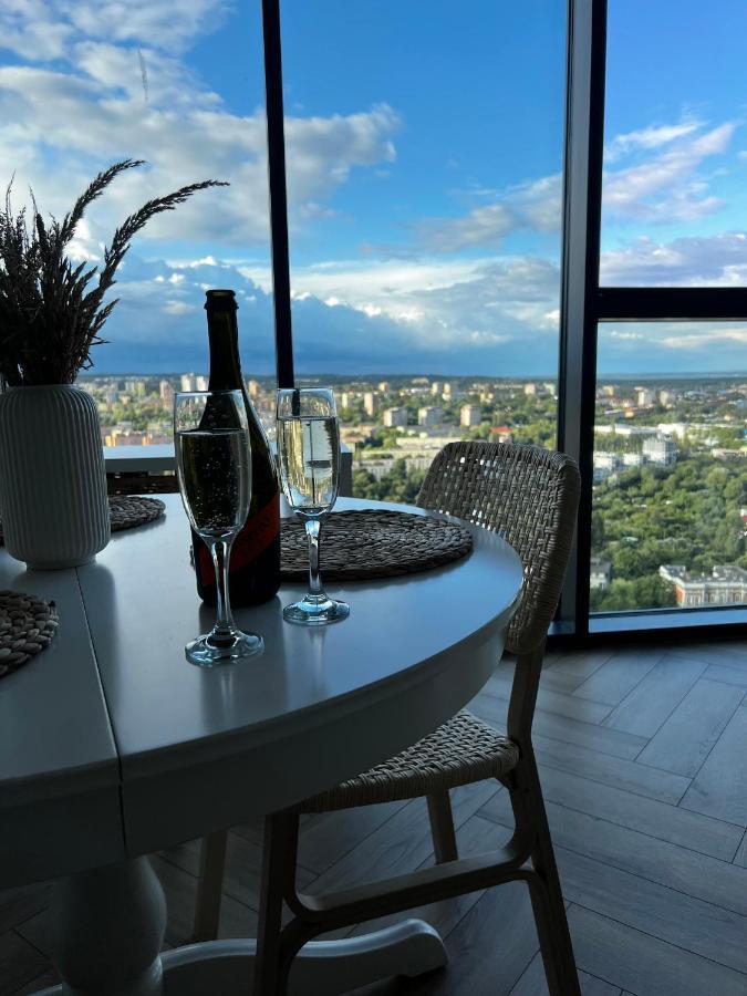 Hanza Tower Szczecin, Floor 21, City - River View Екстер'єр фото