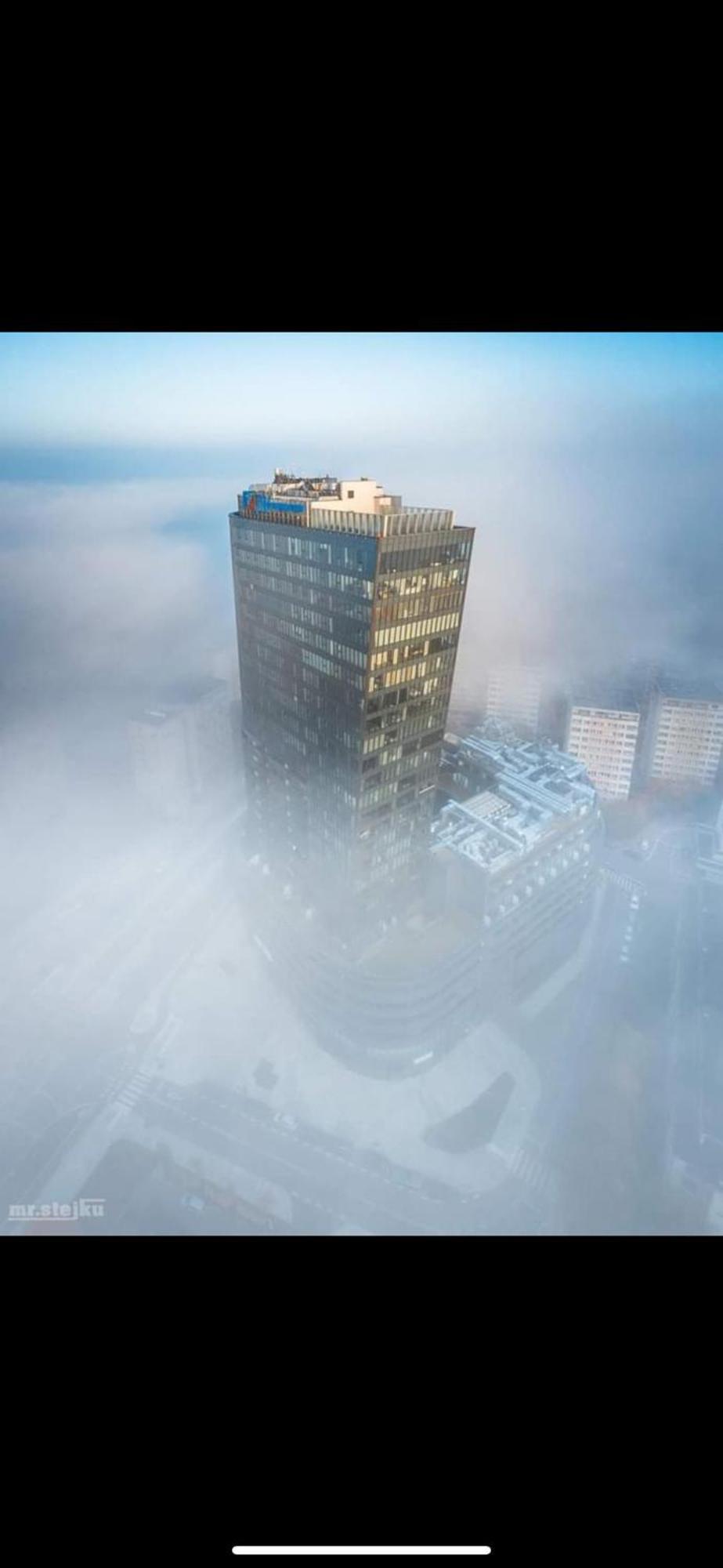Hanza Tower Szczecin, Floor 21, City - River View Екстер'єр фото