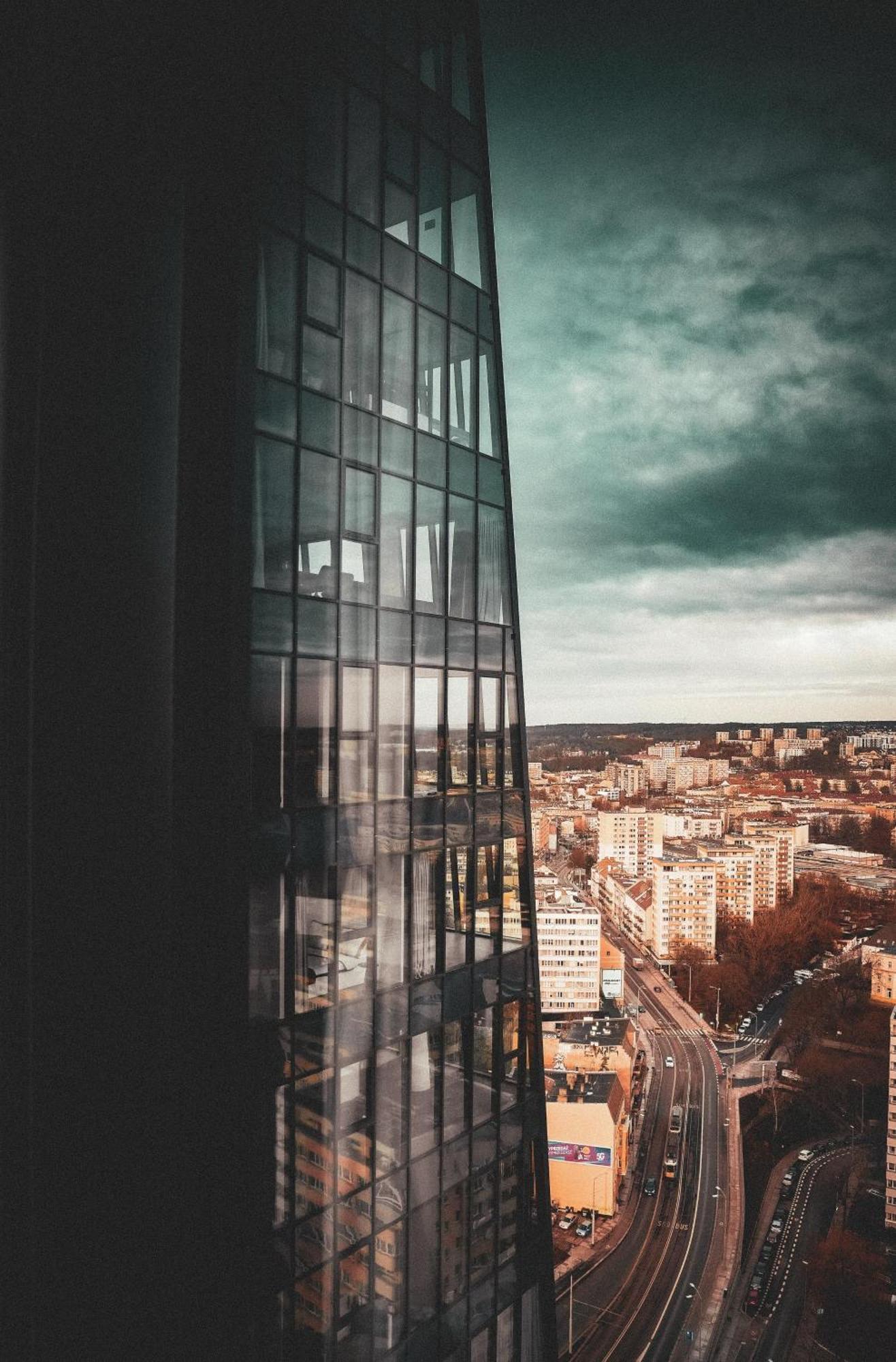 Hanza Tower Szczecin, Floor 21, City - River View Екстер'єр фото