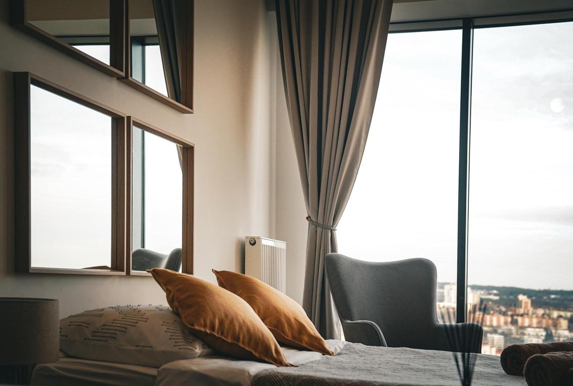 Hanza Tower Szczecin, Floor 21, City - River View Екстер'єр фото